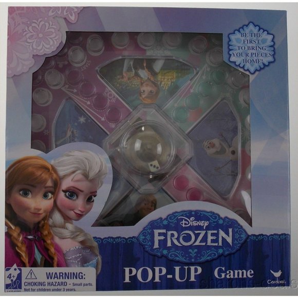 Disney Frozen Pop Up Kids Board Family Game Queen Elsa Olaf Kristoff Gift Sealed - Picture 1 of 2